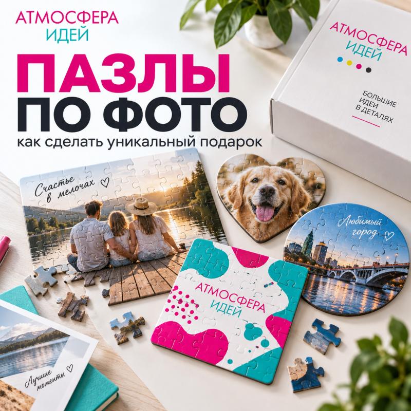 Пазлы по фото: как сделать уникальный подарок в Горно-Алтайске